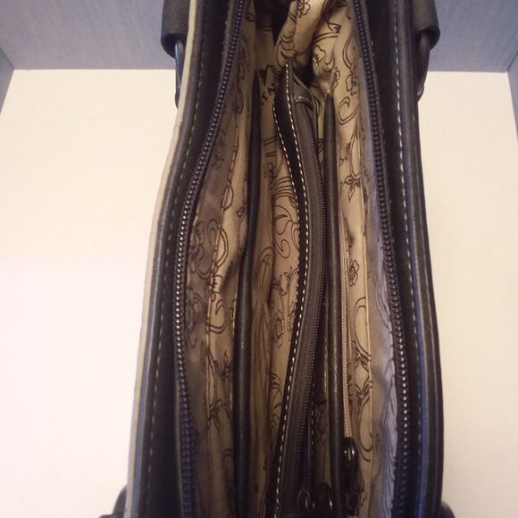 Montana West Black and Gray Shoulder Bag - Picture 7 of 15